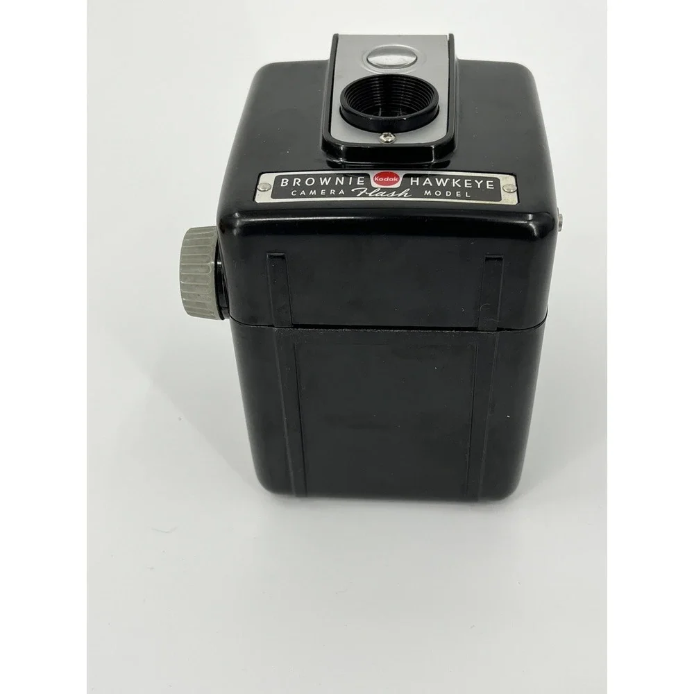 Kodak Brownie Hawkeye Camera Flash Model With Original Box Untested